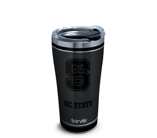 NC State Wolfpack Blackout Stainless Steel Tervis Tumbler w/ Hammer Lid