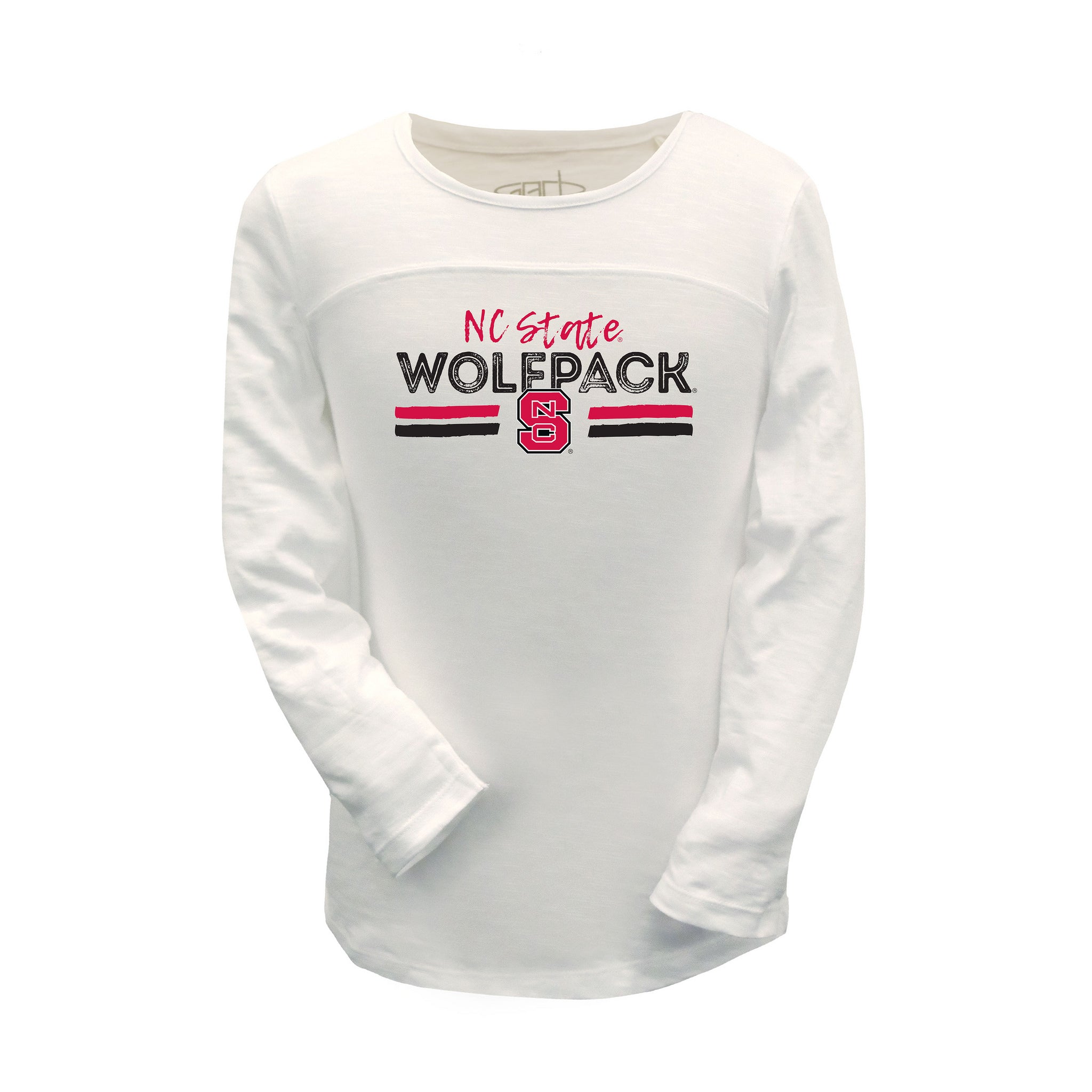 NC State Wolfpack Toddler White Robin Long Sleeve T-Shirt