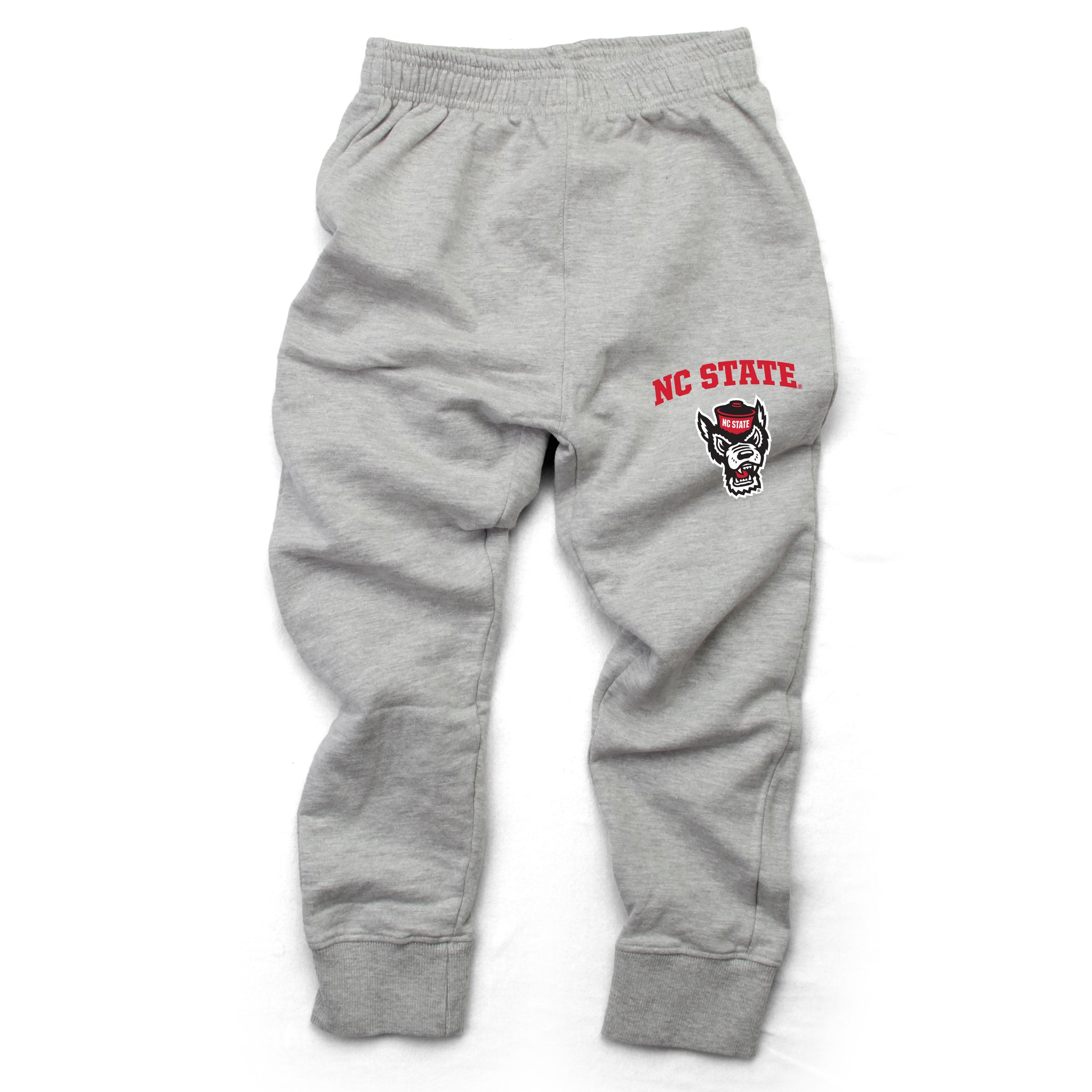 NC State Wolfpack Wes and Willy Toddler Heather Grey Fleece Jogger