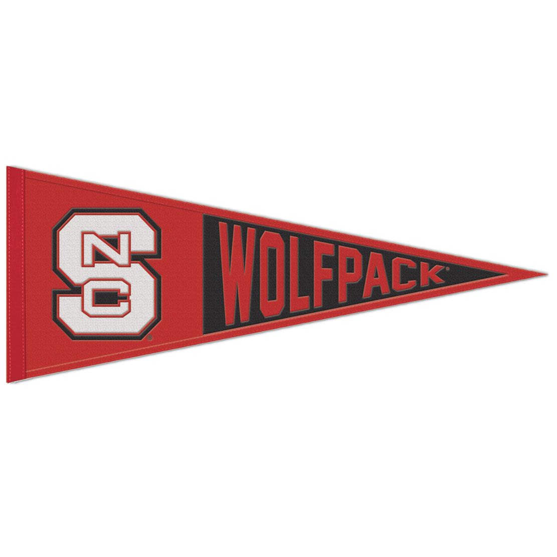 NC State Wolfpack 13x32 Block S Wool Pennant