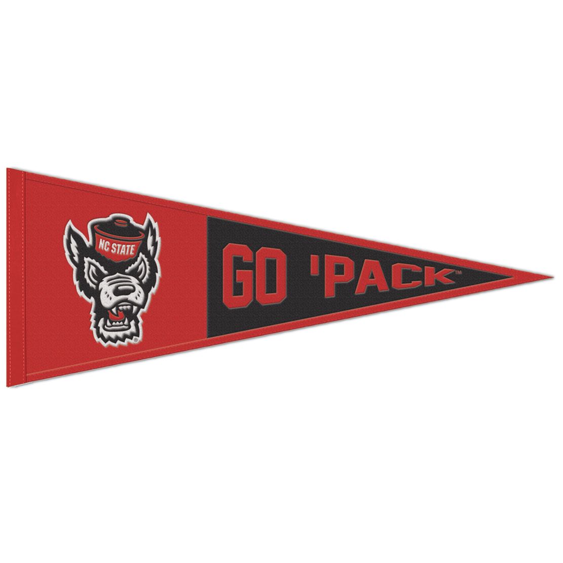 NC State Wolfpack Wincraft 13x32 Wolfhead Wool Pennant