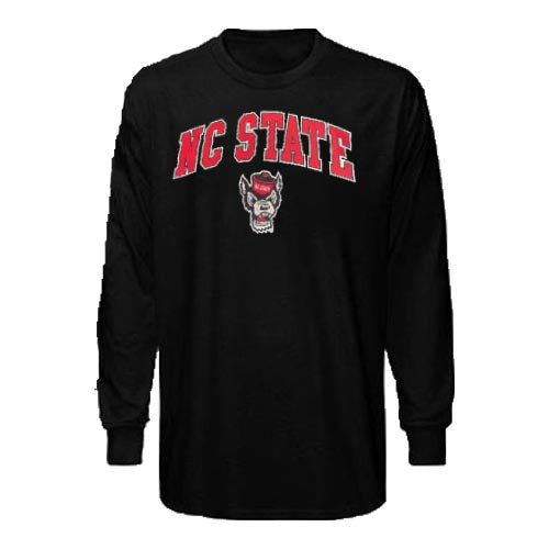 NC State Wolfpack Black Arch NC State Long Sleeve T-Shirt