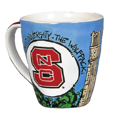 NC State Wolfpack Go Pack Bell Tower Mug