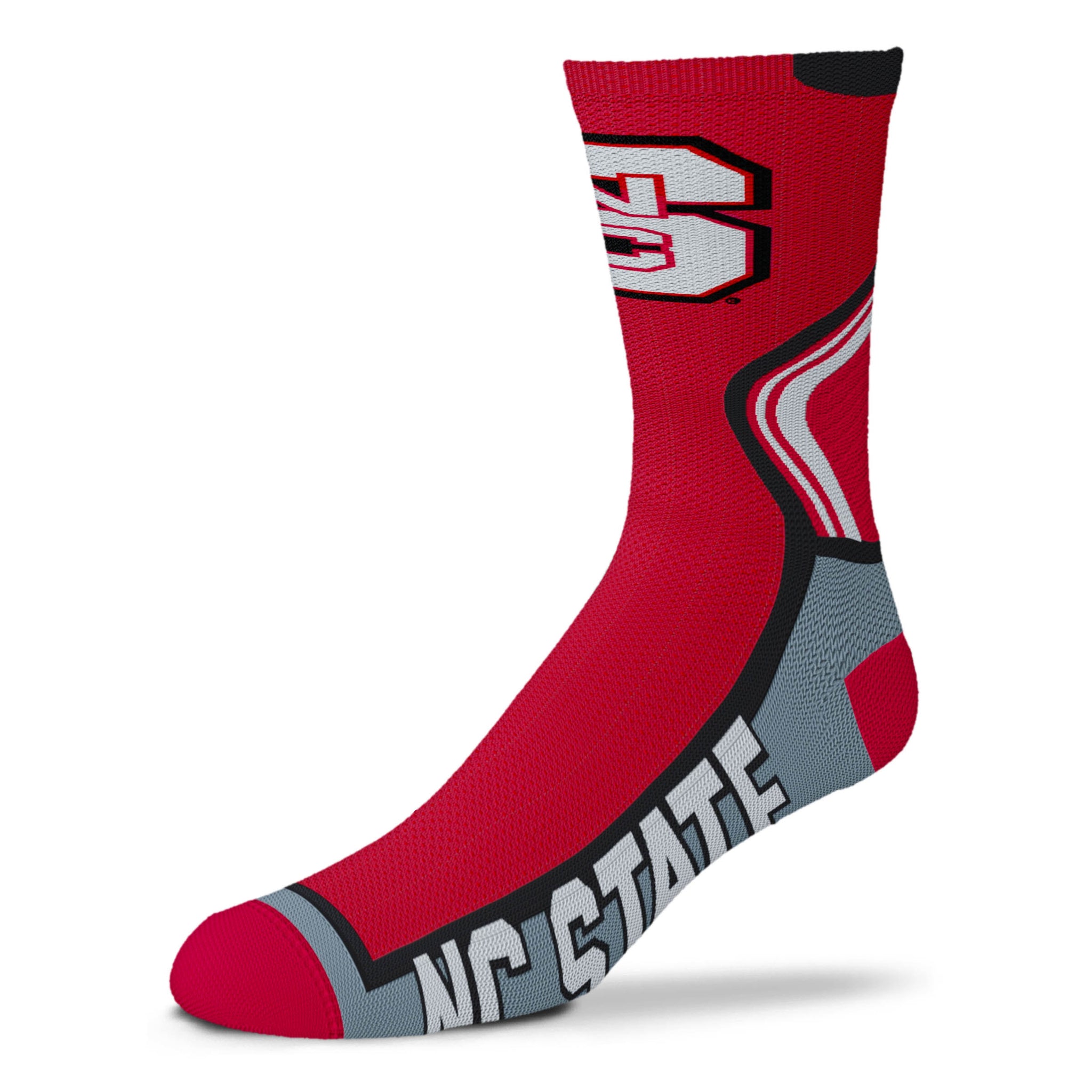NC State Wolfpack FBF Performer Block S Socks