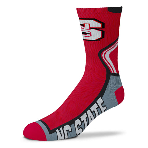 NC State Wolfpack FBF Performer Block S Socks