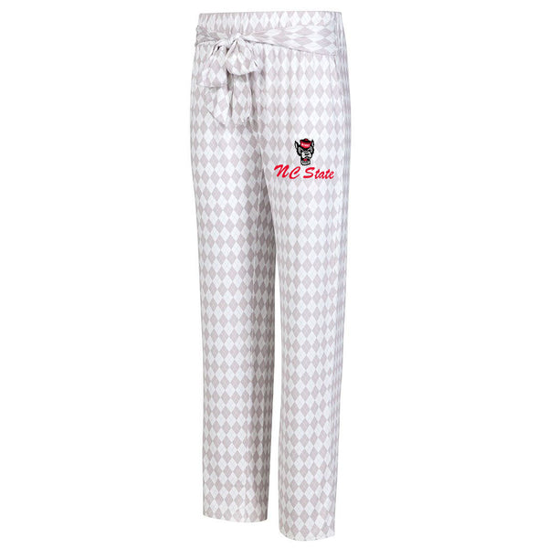 NC State Wolfpack Women's Cream and White Hacci Knit Pants
