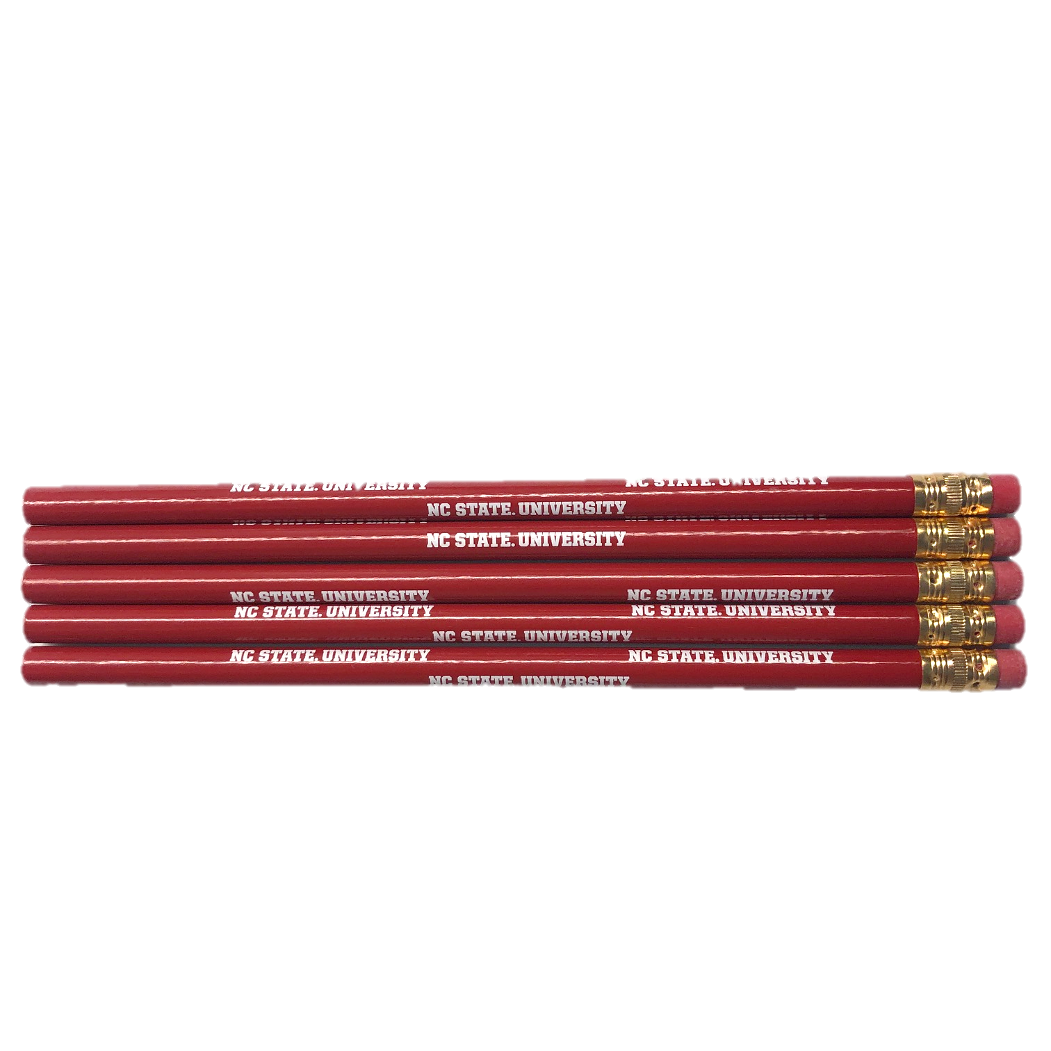 NC State Wolfpack Red 5 Pack of Pencils