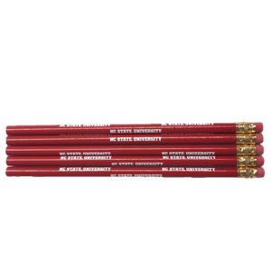 NC State Wolfpack Red 5 Pack of Pencils
