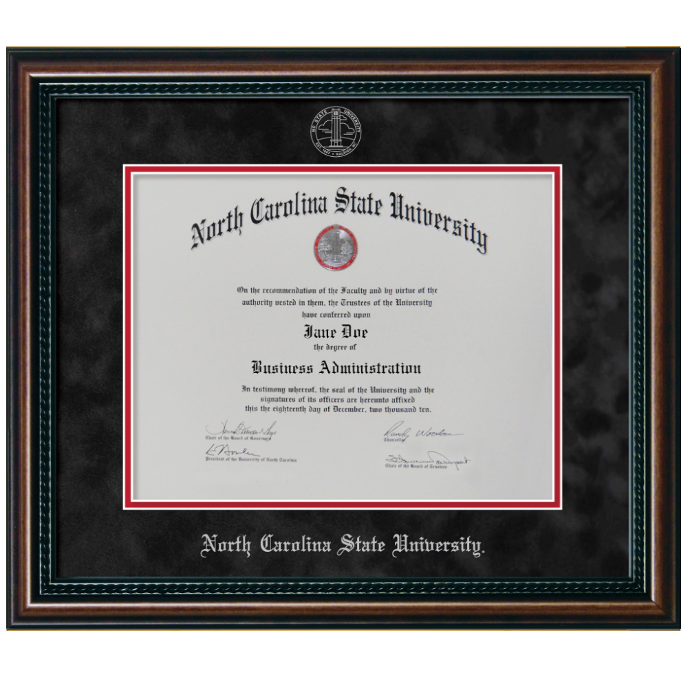 NC State Wolfpack New England Diploma Frame - 7017-1-S
