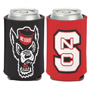 NC State Wolfpack 2-Sided Block S/ Wolfhead Koozie