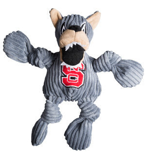 NC State Wolfpack Plush Knottie Mr Wuf Dog Toy