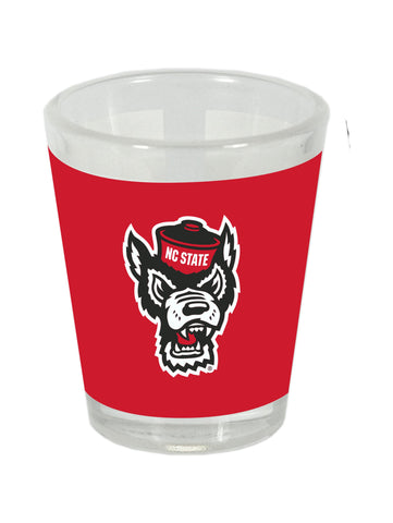 NC State Wolfpack 2-Tone Wolfhead Shot Glass