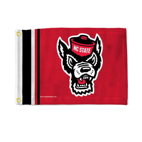 NC State Wolfpack Red Wolfhead Utility Flag