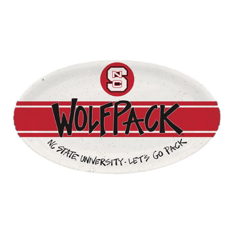 NC State Wolfpack Oval Melamine Platter