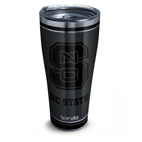 NC State Wolfpack Blackout Stainless Steel Tervis Tumbler w/ Slider Lid