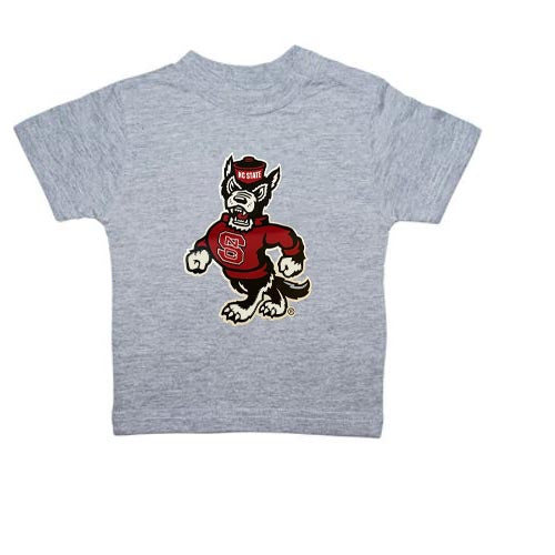 NC State Wolfpack Infant & Toddler Oxford Grey Strutting Wolfpack T-Shirt