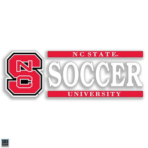NC State Wolfpack Soccer Vinyl Decal