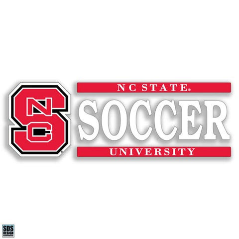 NC State Wolfpack Soccer Vinyl Decal