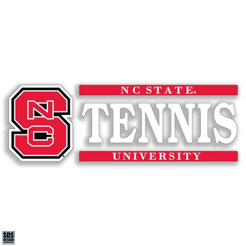 NC State Wolfpack Tennis Vinyl Decal