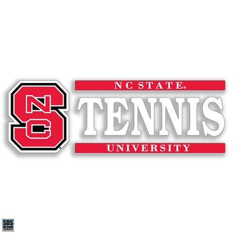 NC State Wolfpack Tennis Vinyl Decal