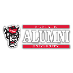 NC State Wolfpack Wolfhead Alumni Vinyl Decal