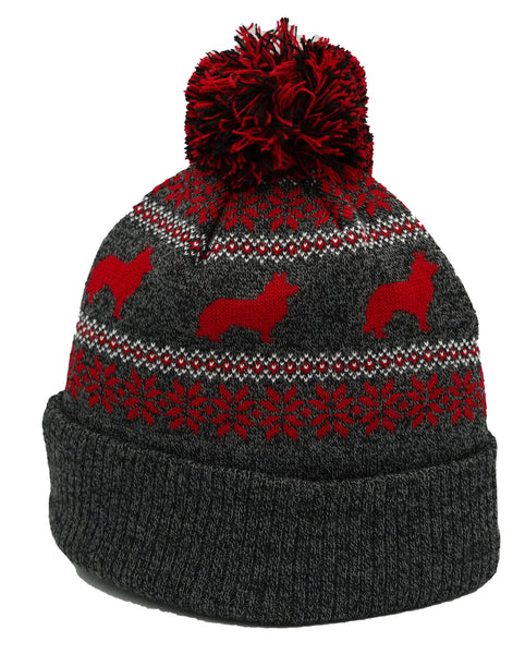 NC State Wolfpack "Carousel" Block S Cuffed Pom Beanie