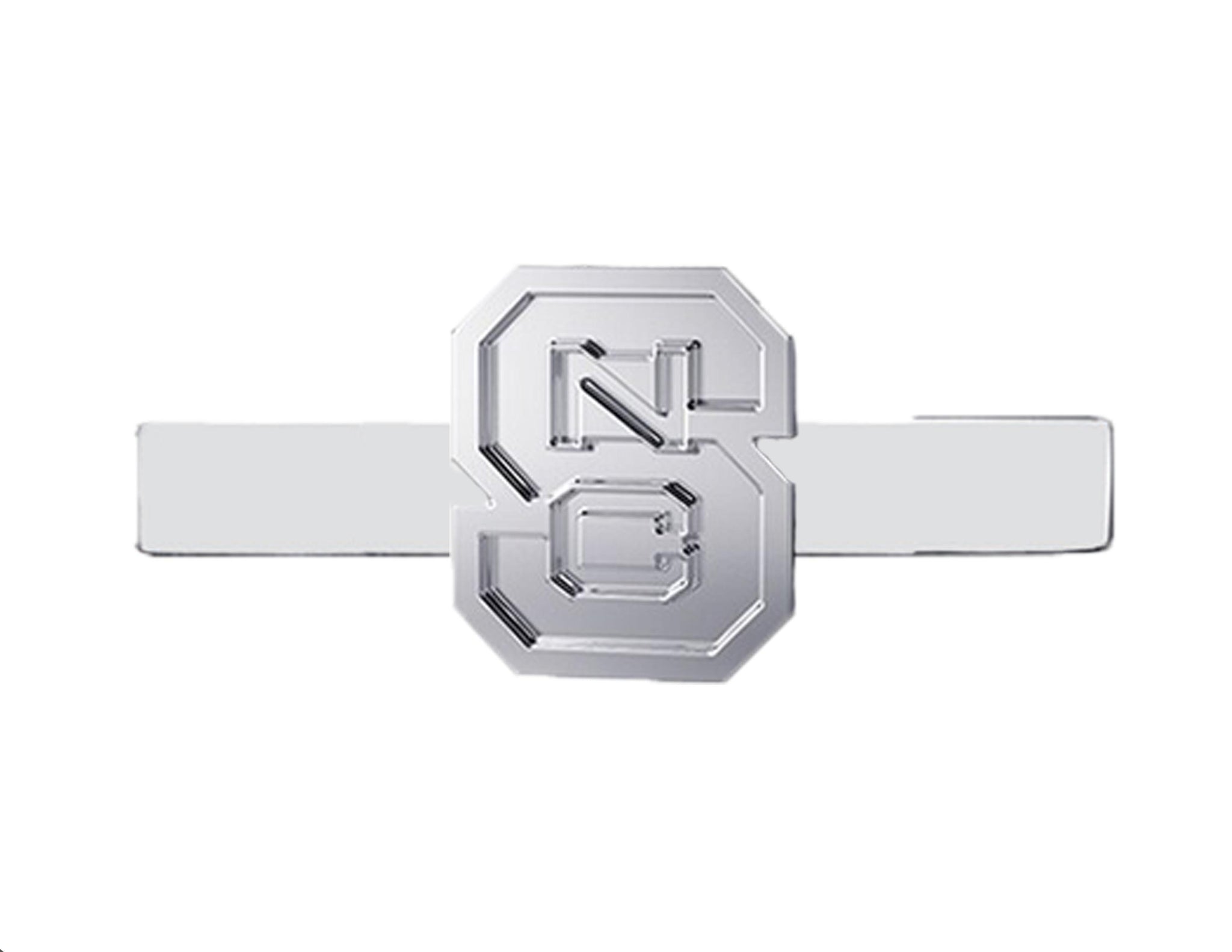 NC State Wolfpack Silver Block S Watch Bar