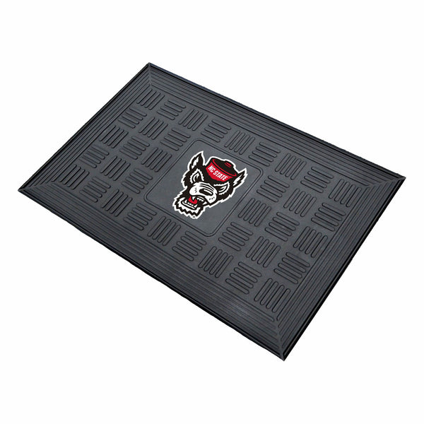 NC State Wolfpack Wolfhead Vinyl Doormat