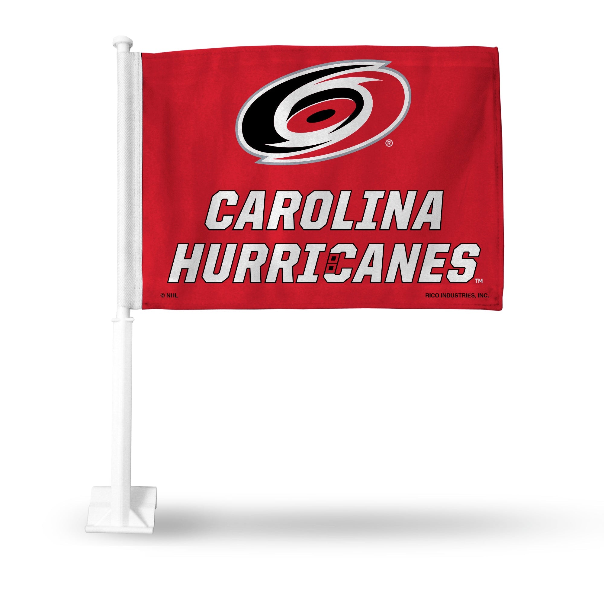 Carolina Hurricanes Red Car Flag