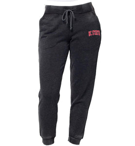 NC State Wolfpack Women's Charcoal Campus Sweatpants