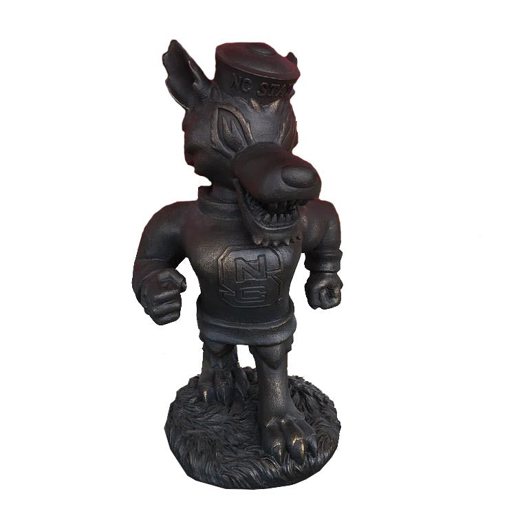 NC State Wolfpack Strutting Wolf Garden Statue