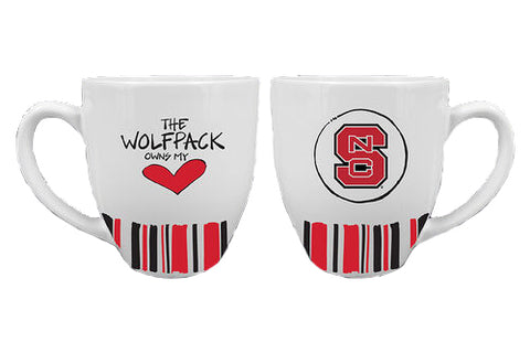 NC State Wolfpack The Wolfpack Owns My Heart Mug