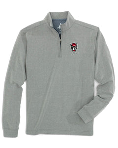 NC State Wolfpack johnnie-O Grey Brady 2.0 1/4 Zip