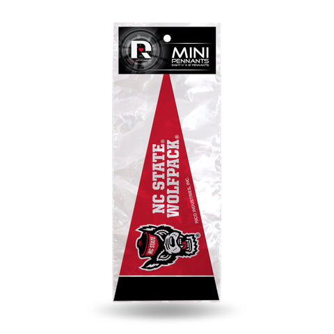 NC State Wolfpack 8Pc. Mini Wolfhead Pennant Pack