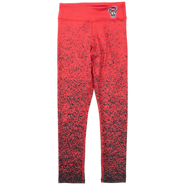 NC State Wolfpack Youth Ombre Wolfhead Leggings