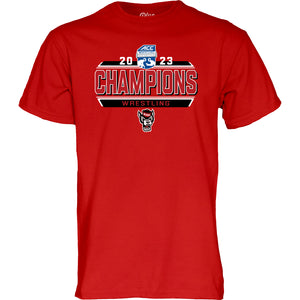 NC State Wolfpack 2023 ACC Wrestling Champions T-Shirt