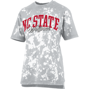 NC State Wolfpack Santana Spot Wash Grey T-Shirt