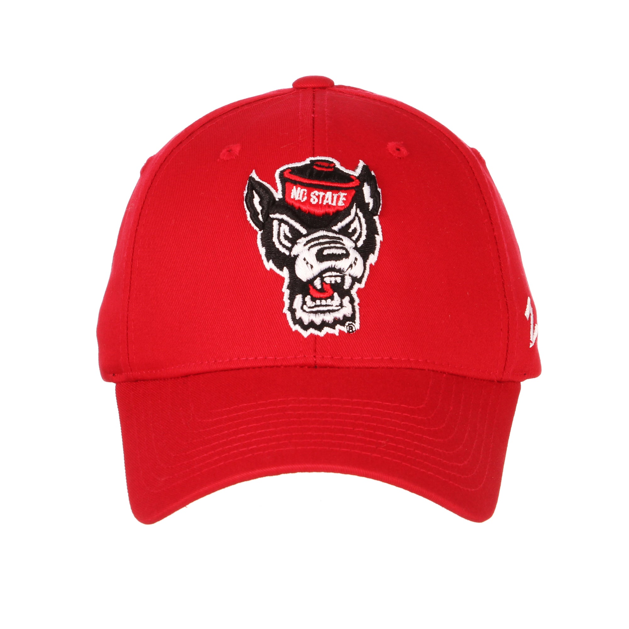 NC State Wolfpack Zephyr Red Competitor Wolfhead Hat