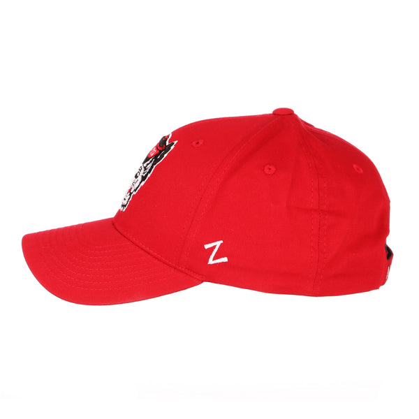 NC State Wolfpack Zephyr Red Competitor Wolfhead Hat