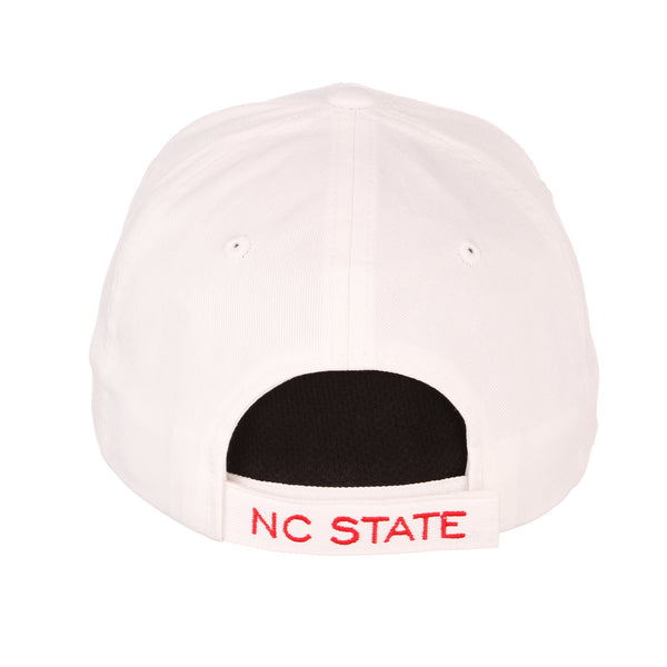 NC State Wolfpack Zephyr White Competitor Wolfhead Hat