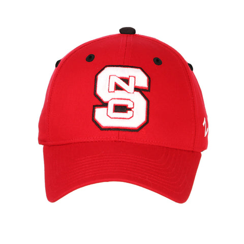NC State Wolfpack Zephyr Red Competitor 2 Block S Hat
