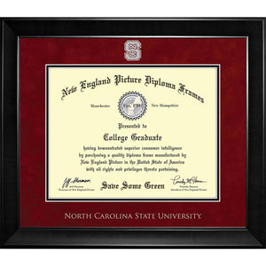 NC State Wolfpack New England TH Diploma Frame - 7013