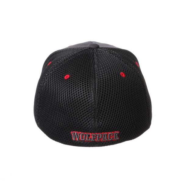 NC State Wolfpack Zephyr Grey and Black Wolfhead Creek Sized Hat