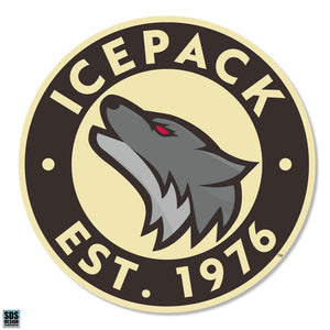 Icepack Hockey Yellow Circle Decal