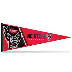 NC State Wolfpack Soft Felt 12x30 Wolfhead Pennant