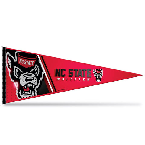 NC State Wolfpack Soft Felt 12x30 Wolfhead Pennant
