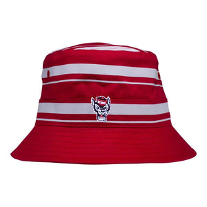 NC State Wolfpack Infant/ Toddler Red and White Wolfhead Bucket Hat