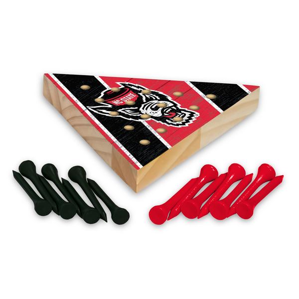 NC State Wolfpack Wolfhead Peg Pyramid Game