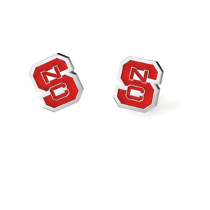 NC State Wolfpack Red Block S Cuff Links