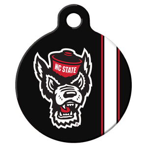 NC State Wolfpack Black Wolfhead Dog Tag